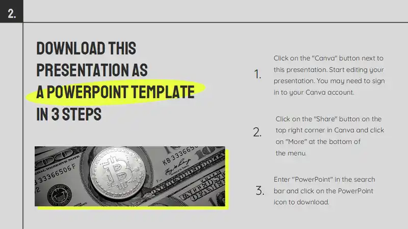 Grey and Neon Yellow Minimalistic Modern Blockchain Company Pitch Deck