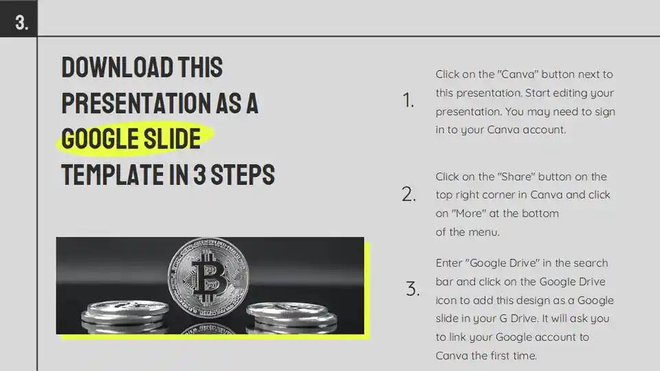 Grey and Neon Yellow Minimalistic Modern Blockchain Company Pitch Deck