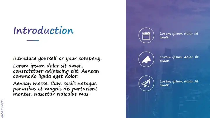 Medeley Business Free Presentation template for Google Slides or PowerPoint