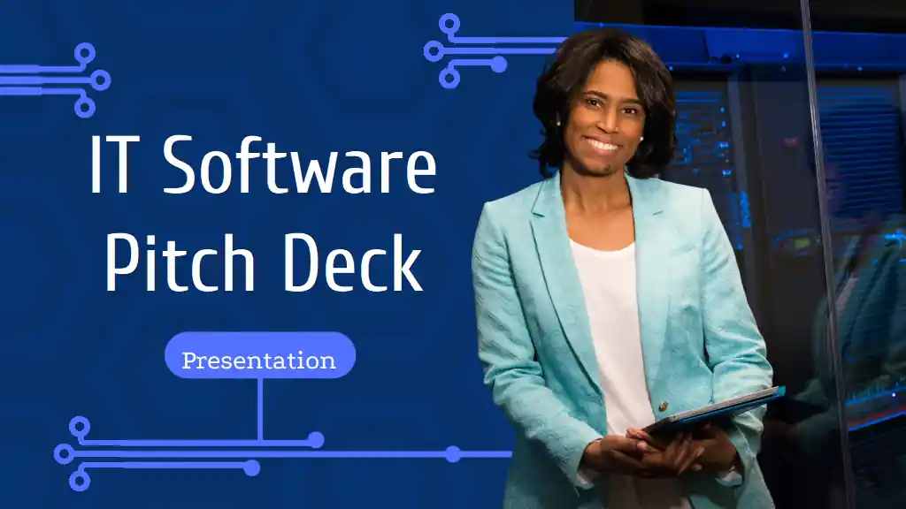 Minimalistic IT Software Pitch Deck
