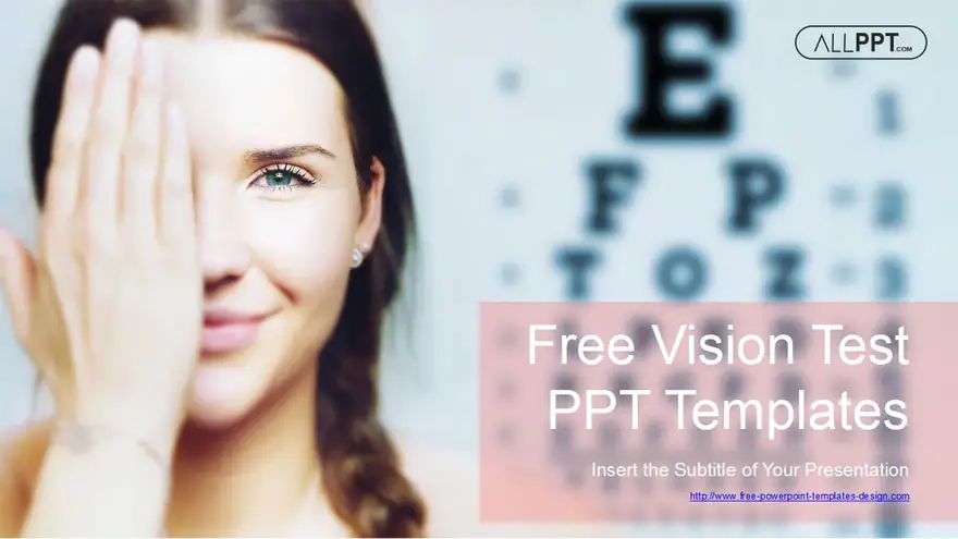 Ophthalmology Vision Test PowerPoint Templates