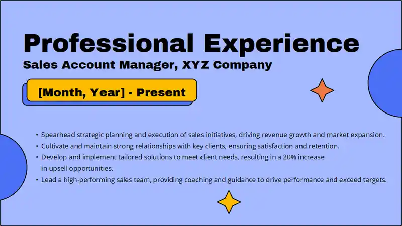 Accounting Resume Slides