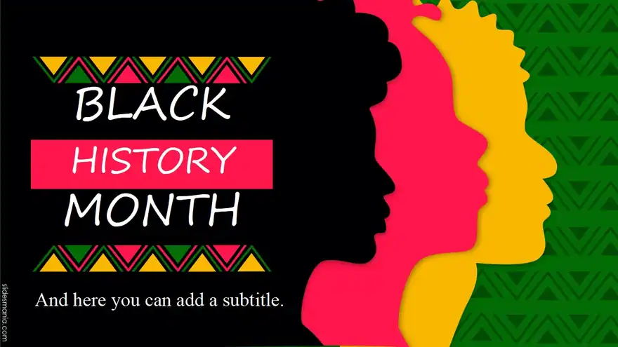 Celebrate Black History Month with this free PPT & Google Slides theme.