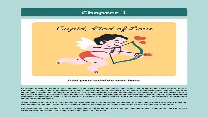 Cupid God of Love Storybook