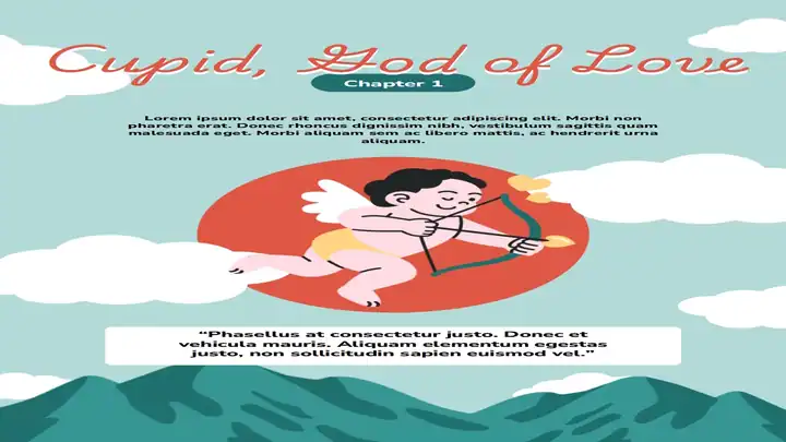 Cupid God of Love Storybook
