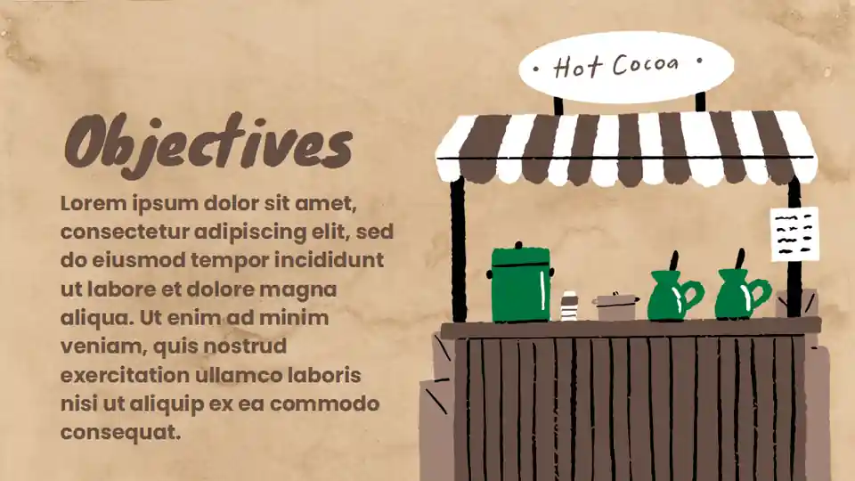 Cute Coffee Shop Barista Resume Slides