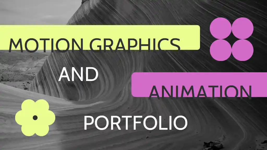 Geometric Motion Graphics & Animation Portfolio Slides