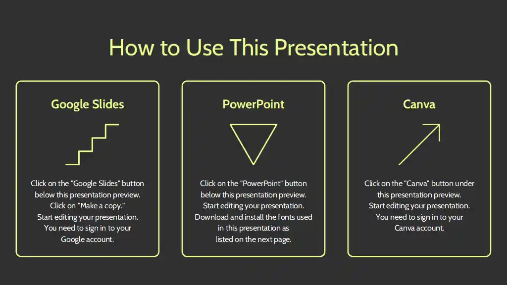 Geometric Motion Graphics & Animation Portfolio Slides