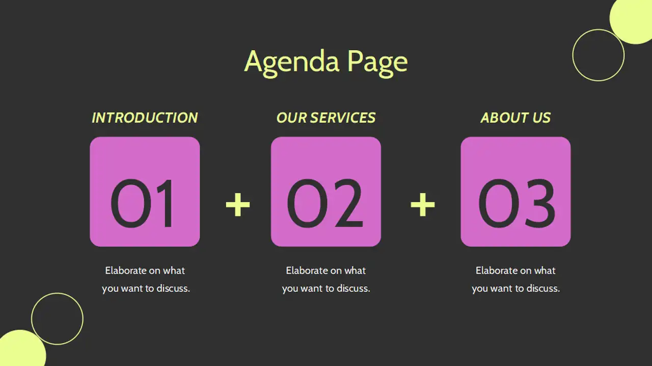 Geometric Motion Graphics & Animation Portfolio Slides