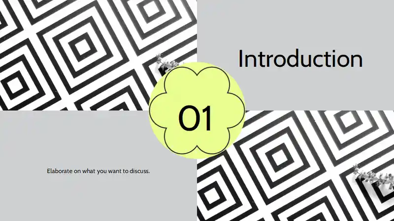 Geometric Motion Graphics & Animation Portfolio Slides