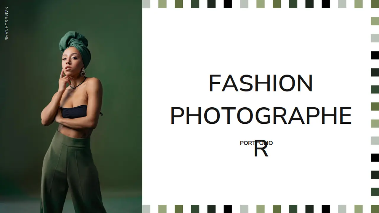Minimal Fashion Photographer Portfolio Slides