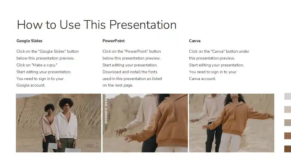 Minimal Fashion Photographer Portfolio Slides