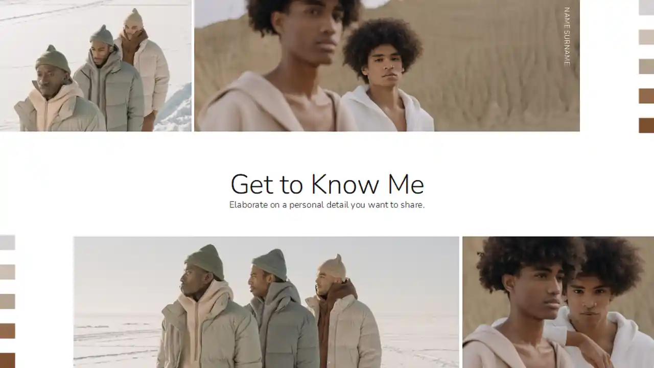 Minimal Fashion Photographer Portfolio Slides