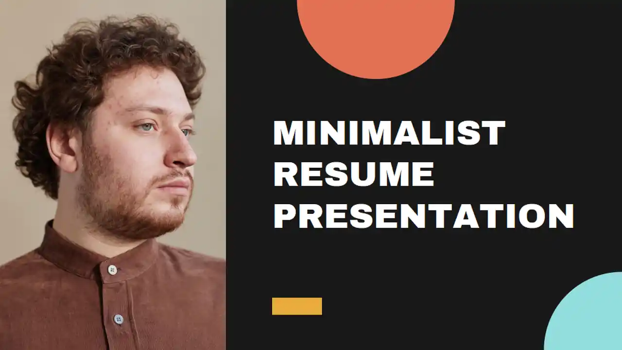 Minimalist resume Slides