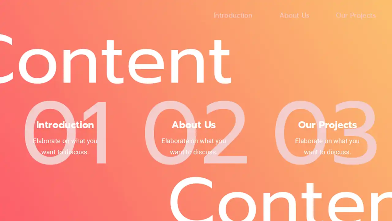 Modern 3D Video Production Proposal Slides