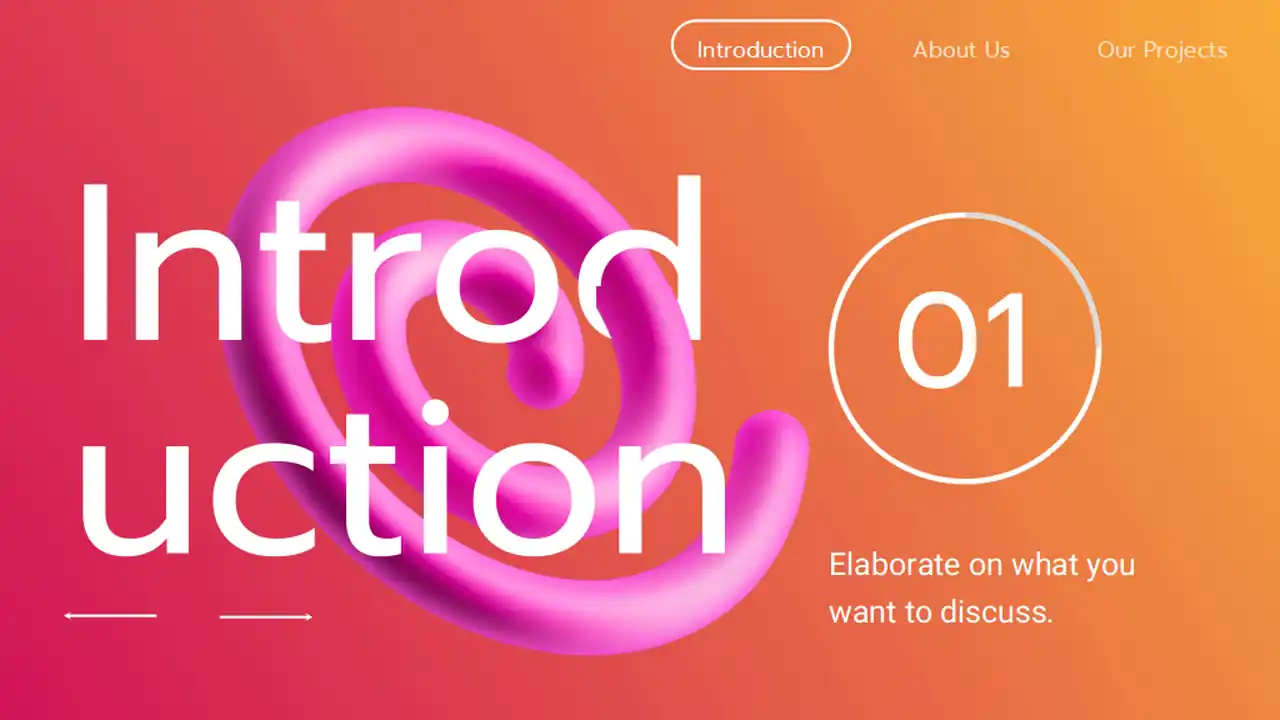 Modern 3D Video Production Proposal Slides