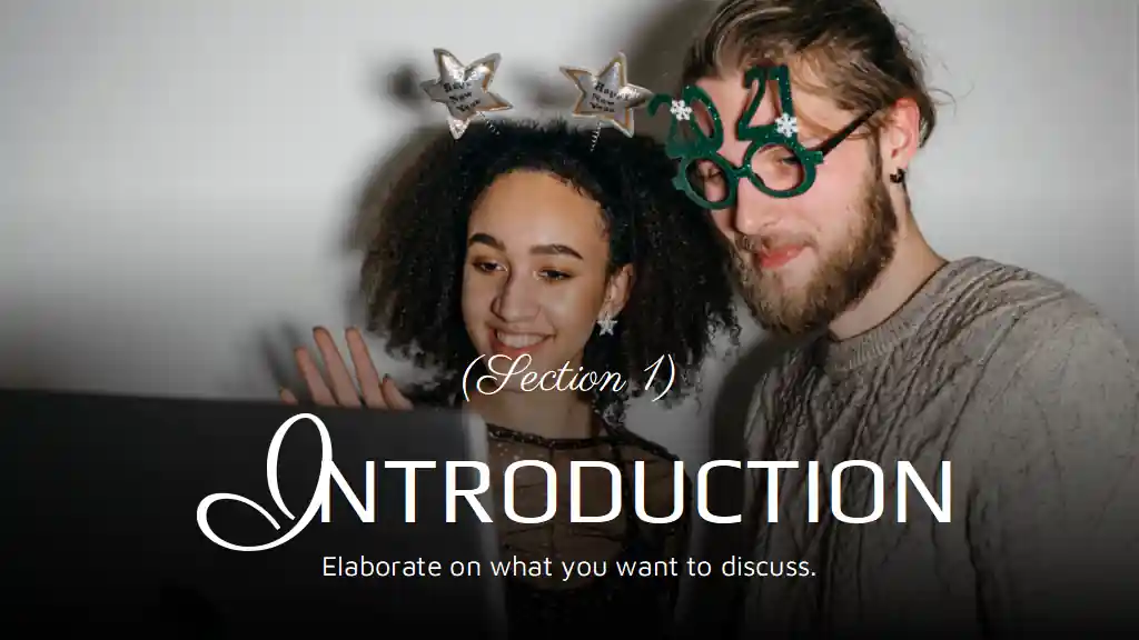 Modern Stylish Video Editing Portfolio Slides