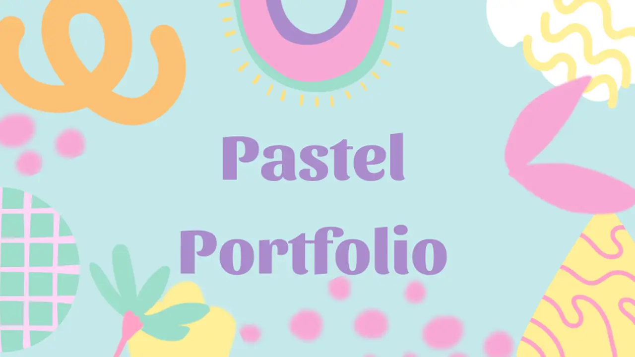 Pastel Portfolio Illustrative Business Slides