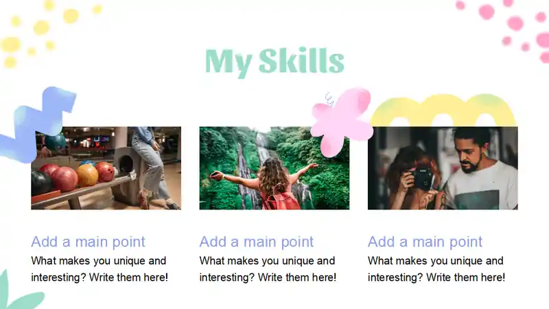 Pastel Portfolio Illustrative Business Slides