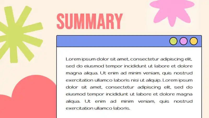 Retro SEO Specialist Resume Slides