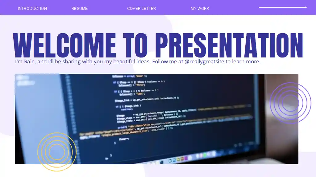 Senior Frontend Developer Portfolio Slides