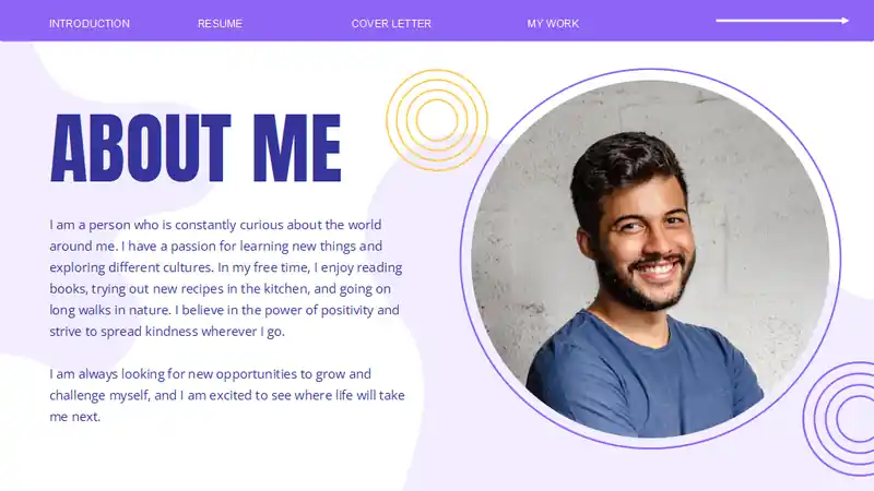 Senior Frontend Developer Portfolio Slides