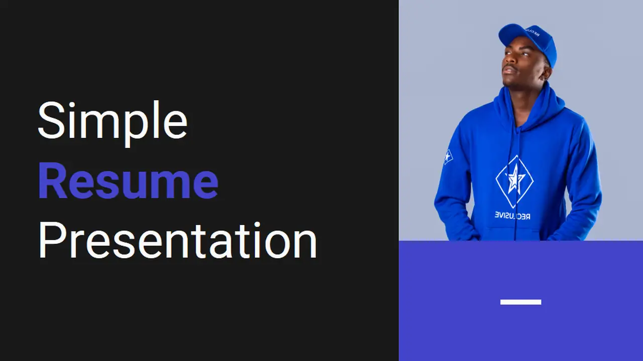 Simple resume Slides