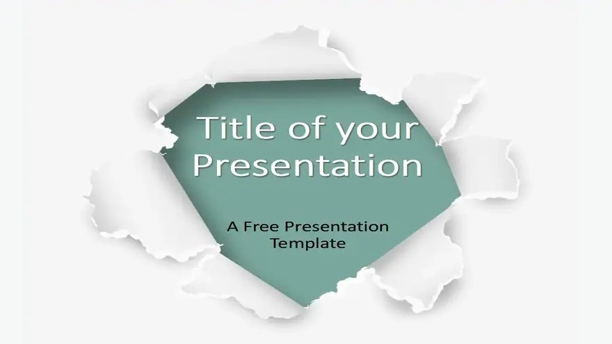 Torn Paper Template for PowerPoint and Google Slides