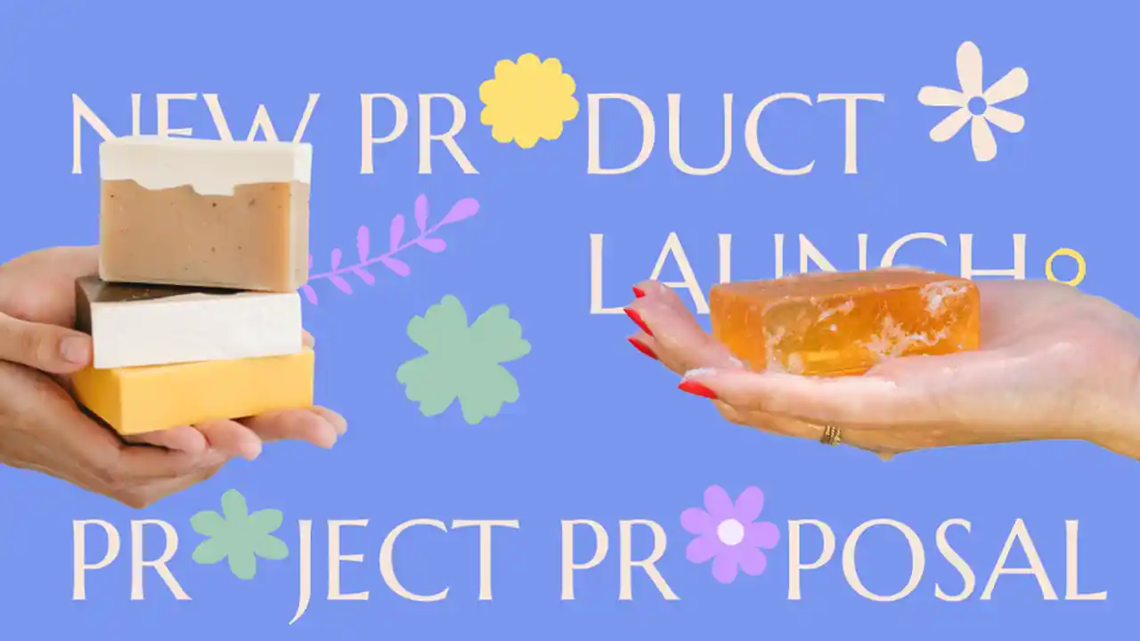 Pastel Floral Product Launch Slides