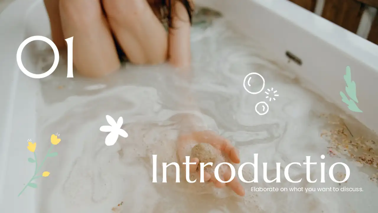 Pastel Floral Product Launch Slides