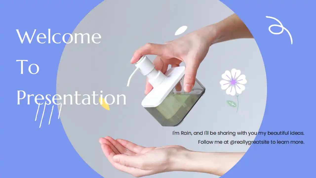 Pastel Floral Product Launch Slides