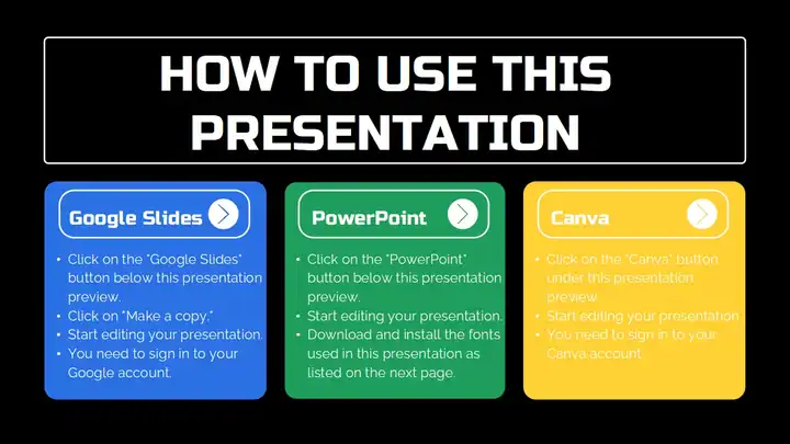 Social Media Product Launch Slides