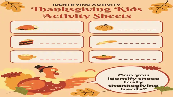 Thanksgiving Kids Activity Sheets
