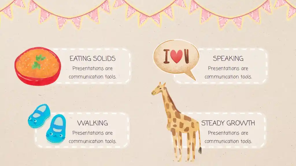Baby's First 18 Months Milestones Slides