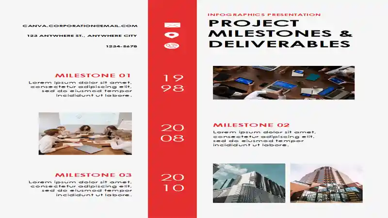 Project Milestones And Deliverables Infographics