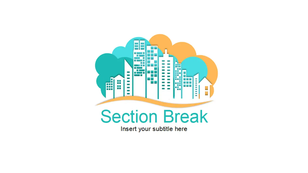 City Buildings Skyline PowerPoint Templates