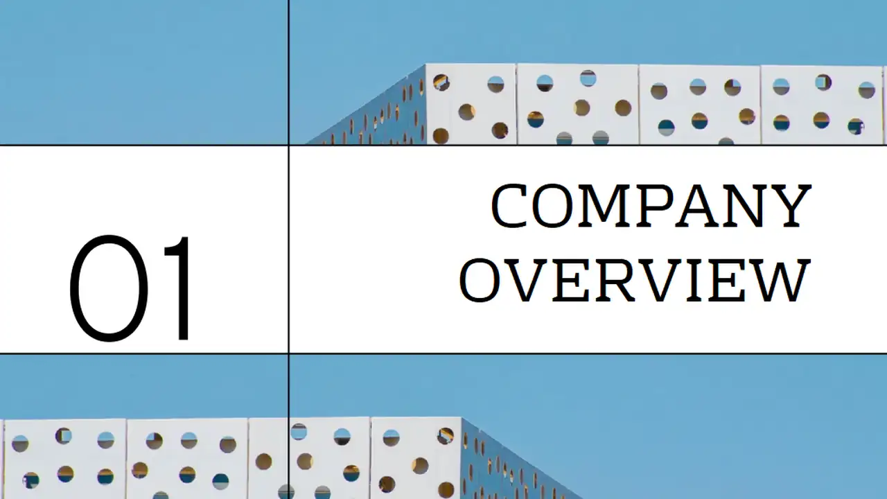 Clean Minimal Urban Construction Company Slides