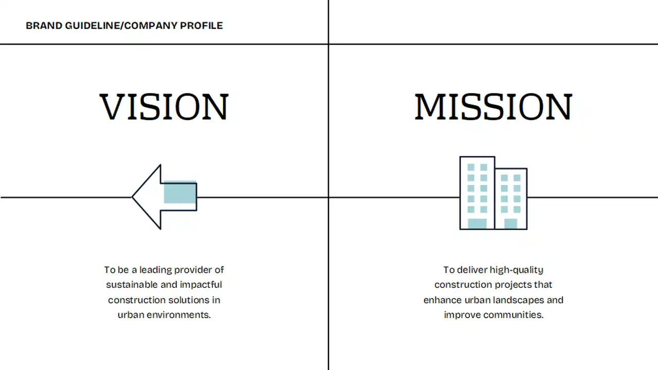 Clean Minimal Urban Construction Company Slides