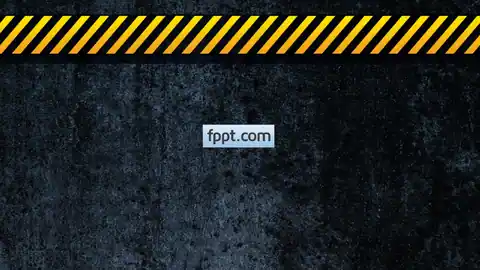 Free Caution Under Construction PowerPoint Template