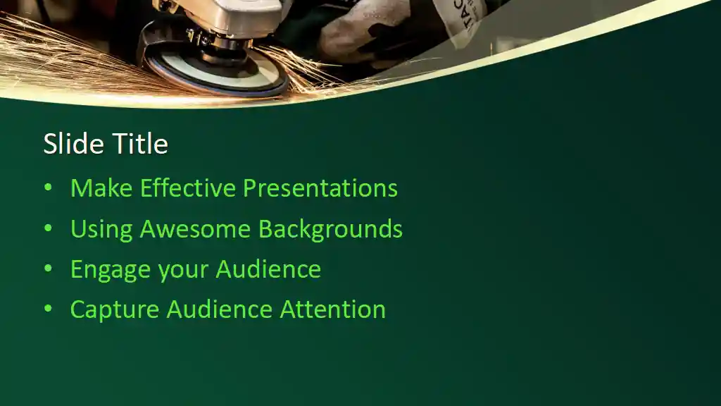 Free Grinder PowerPoint Template