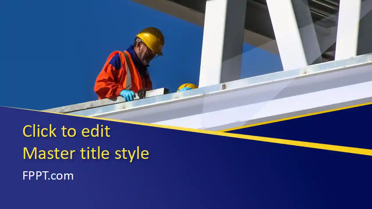 Free Home Construction PowerPoint Template