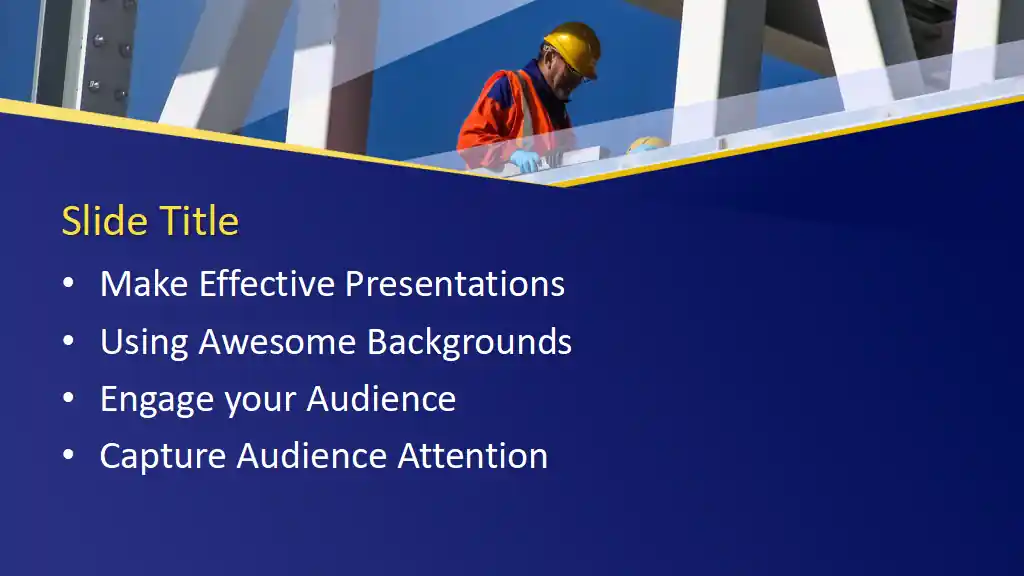 Free Home Construction PowerPoint Template