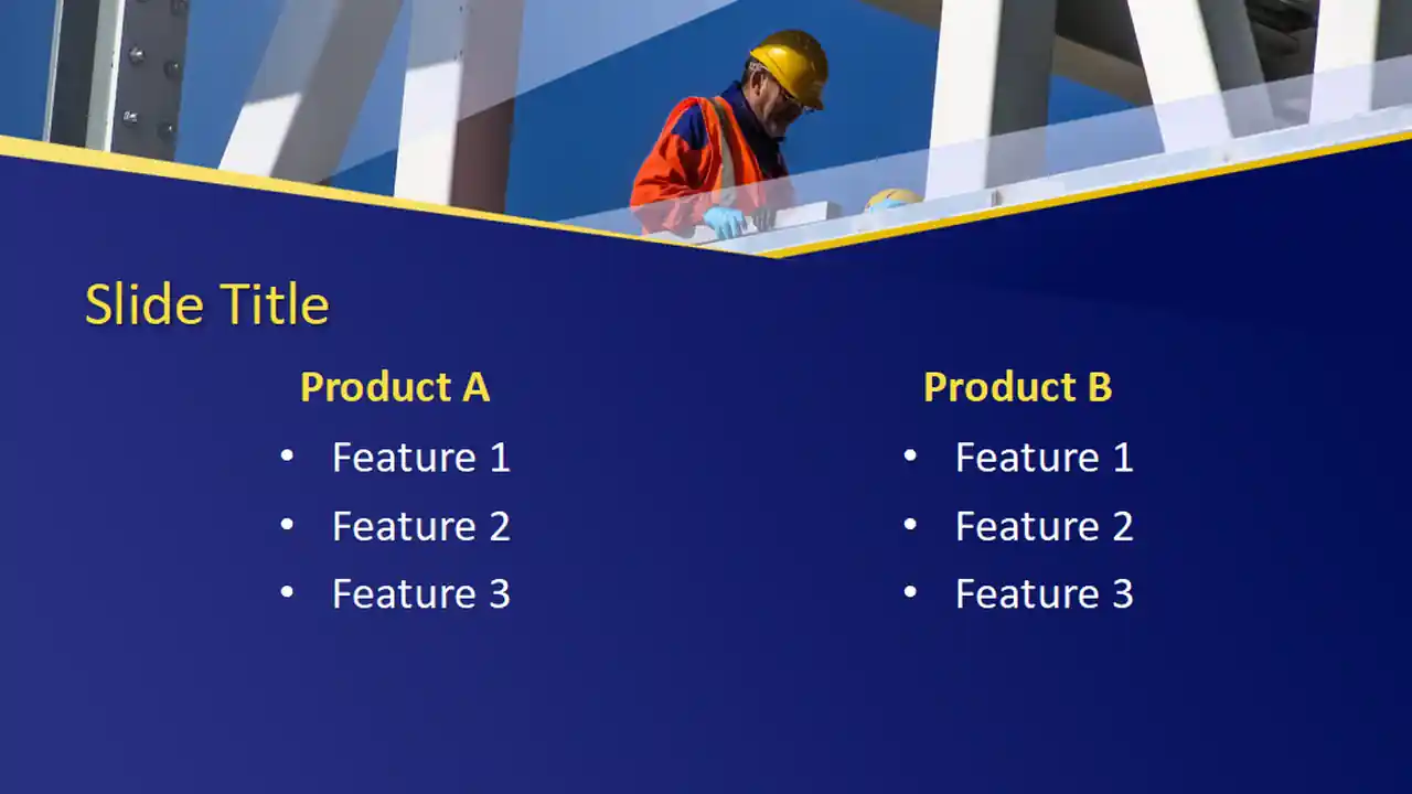 Free Home Construction PowerPoint Template