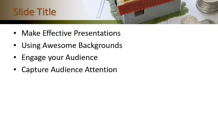 Free Mortgage Loan PowerPoint Template