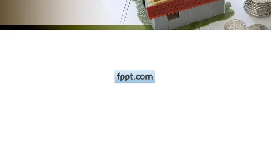 Free Mortgage Loan PowerPoint Template