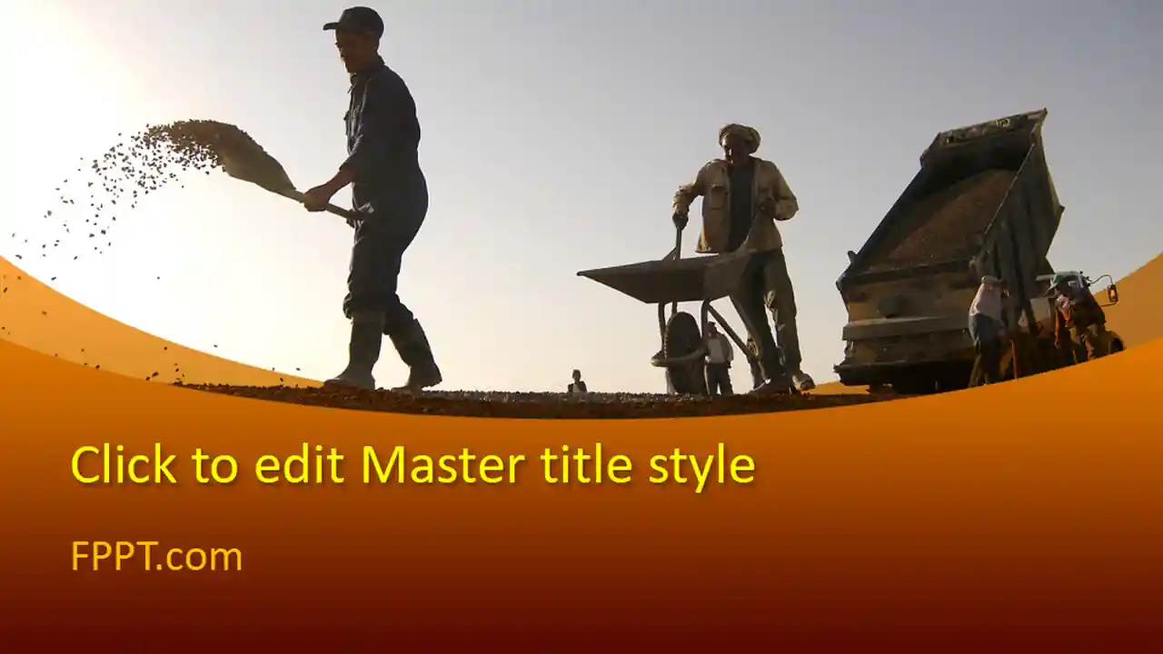 Free Workers PowerPoint Template