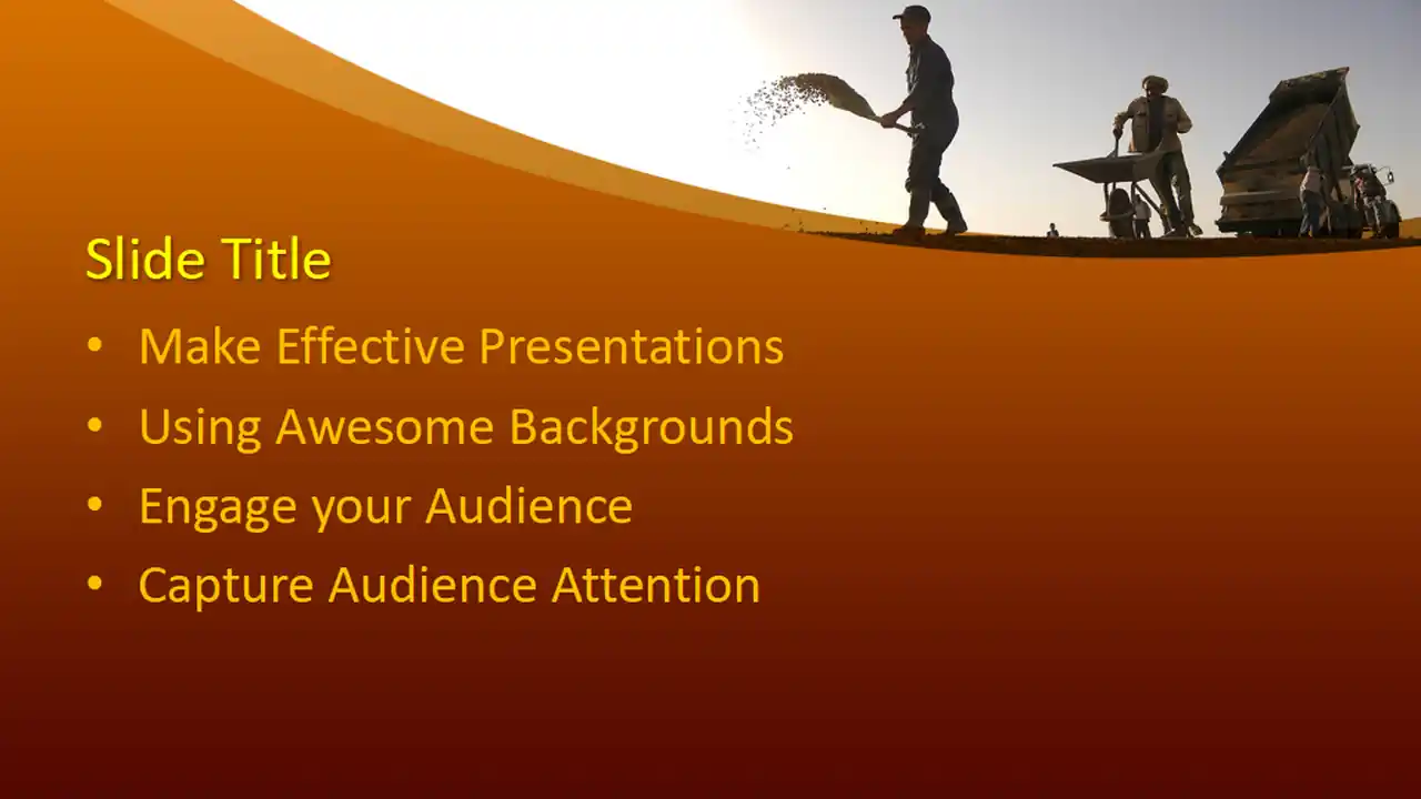 Free Workers PowerPoint Template