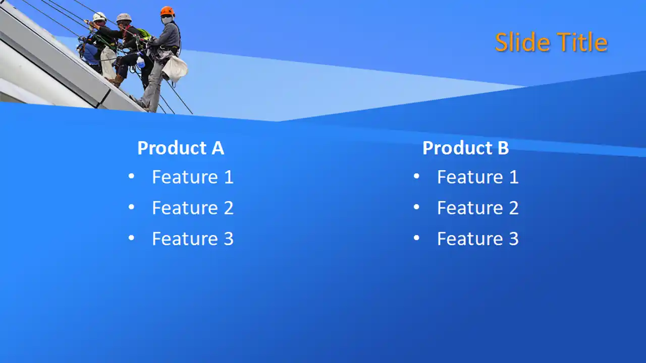Free Working at Heights PowerPoint Template