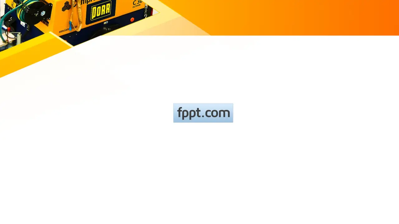 Free Yellow Construction PowerPoint Template