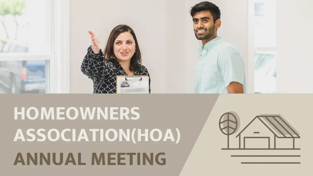 Illustrated Homeowners Association Meeting Slides